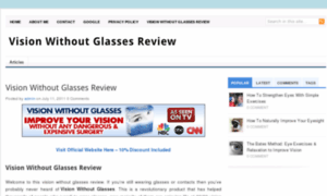 Vision-without-glasses-review.net thumbnail