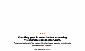Visionarybusinessperson.com thumbnail