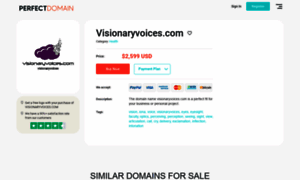 Visionaryvoices.com thumbnail