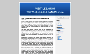 Visitlebanon.wordpress.com thumbnail