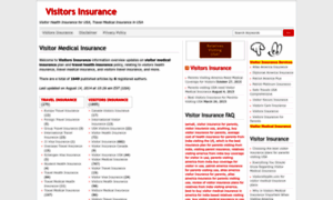 Visitor-insurance.org thumbnail