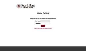 Visitorparking.sacredheart.edu thumbnail