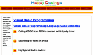 Visualbasic.happycodings.com thumbnail