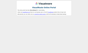 Visualroute.visualware.com thumbnail