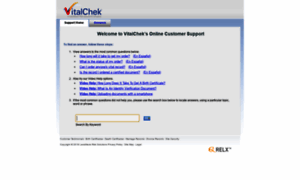 Vitalchek-solutions.custhelp.com thumbnail