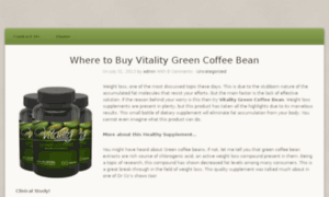 Vitalitygreencoffeebean.com thumbnail