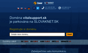 Vitalsupport.sk thumbnail