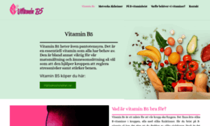 Vitaminb5.se thumbnail