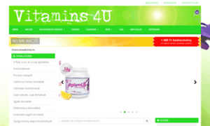 Vitamins4uwebshop.hu thumbnail