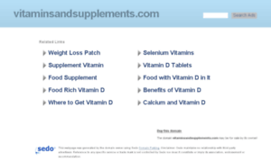 Vitaminsandsupplements.com thumbnail