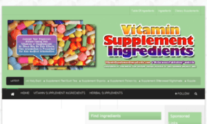 Vitaminsupplementingredients.com thumbnail