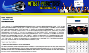 Vitibet-predictions.com thumbnail