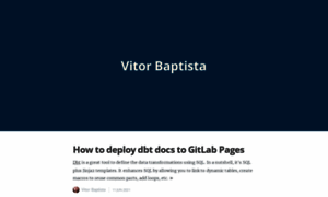 Vitorbaptista.com thumbnail