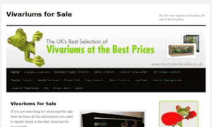 Vivariums-for-sale.co.uk thumbnail