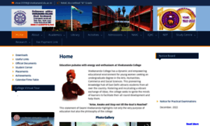 Vivekanandacollege.edu.in thumbnail