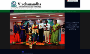 Vivekanandhacollegeofeducation.org thumbnail