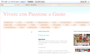 Vivereconpassioneegusto.com thumbnail
