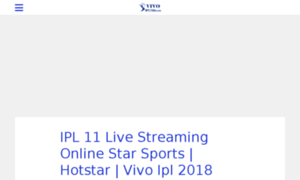 Vivoiplt20lives.in thumbnail