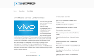 Vivoservicecenter.in thumbnail