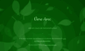 Vivreavec.fr thumbnail