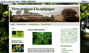 Vivrepratiquealacampagne.blogspot.fr thumbnail