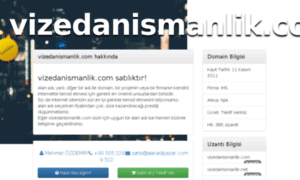 Vizedanismanlik.com thumbnail