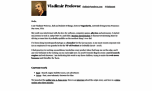 Vladimir.prelovac.com thumbnail