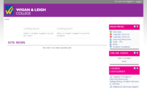 Vle.wigan-leigh.ac.uk thumbnail