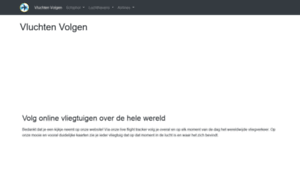 Vluchtenvolgen.com thumbnail