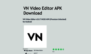 Vnvideoeditor.site thumbnail