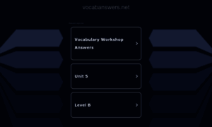 Vocabanswers.net thumbnail