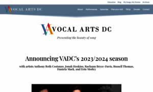 Vocalartsdc.org thumbnail