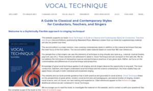 Vocaltechnique.info thumbnail