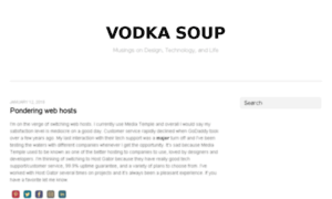 Vodkasoup.com thumbnail