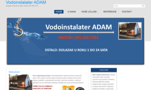Vodoinstalater-adam.com thumbnail