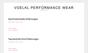 Voelklperformancewear.de thumbnail