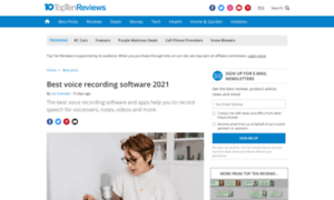 Voice-recording-software-review.toptenreviews.com thumbnail