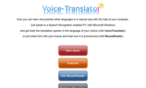 Voice-translator.com thumbnail