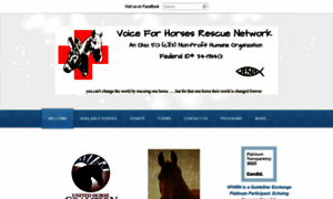 Voiceforhorses.org thumbnail