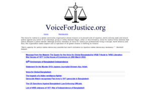 Voiceforjustice.org thumbnail