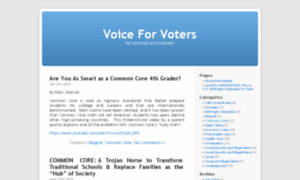 Voiceforvoters.com thumbnail