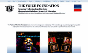 Voicefoundation.org thumbnail