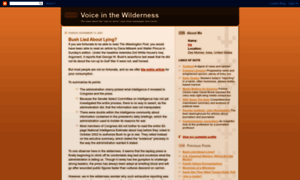 Voiceinthewilderness.blogspot.com thumbnail