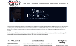 Voicesofdemocracy.umd.edu thumbnail