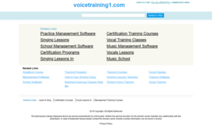 Voicetraining1.com thumbnail