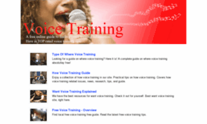 Voicetraining1.net thumbnail