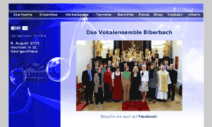 Vokalensemble-biberbach.at thumbnail