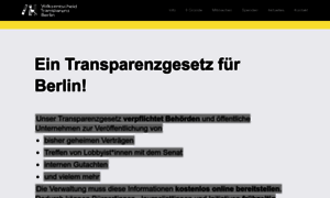 Volksentscheid-transparenz.de thumbnail