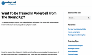 Volleyball-training-ground.com thumbnail