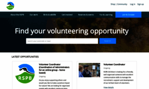 Volunteer.rspb.org.uk thumbnail